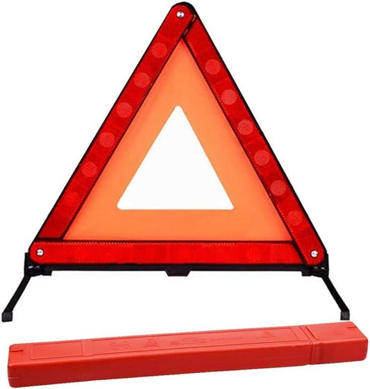 Reflective Safety Triangle Warning Kit | Foldable Emergency Warning Triangle | Roadside Hazard Sign Emergency Breakdown Board