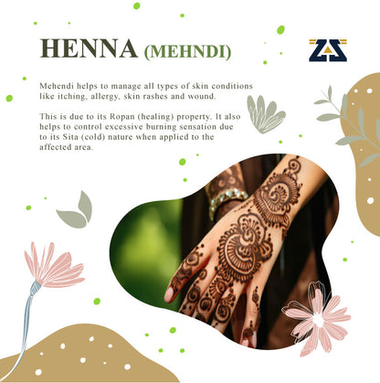 Henna Powder for Skin and Hair Mehndi Organic 100% Natural Chemical Free Natural Hair Dye for Smooth, Silky, Soft & Shiny Hair Tattoos and Body Art for Hands, Arms & Legs 150 gm