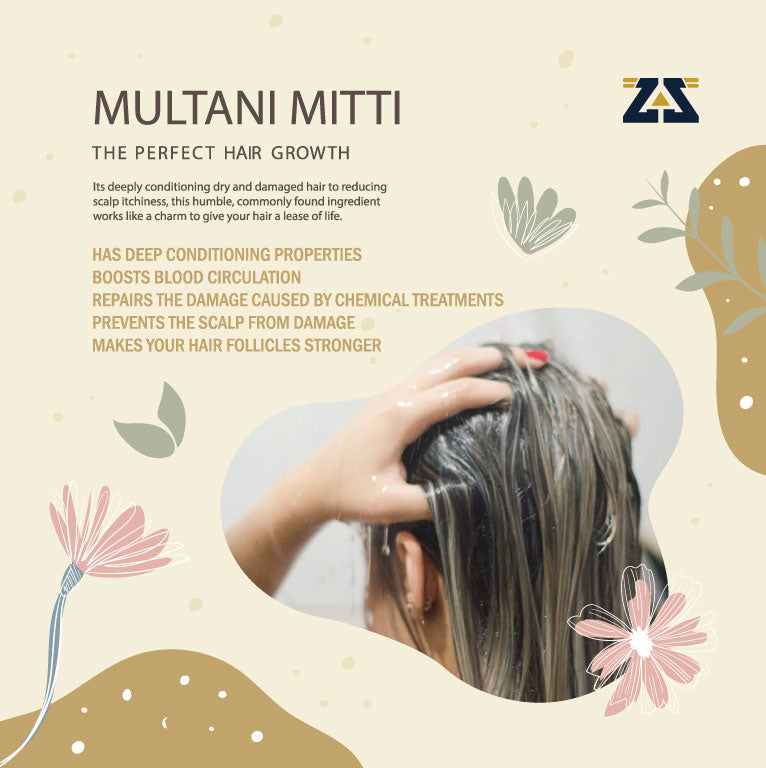 Multani Mitti OR Fuller's Earth ethically sourced 100% from Nature’s Lap for Skin & Hair | for helping to remove dead skin cells, impurities and toxins | Nourishes the Hair and Scalp